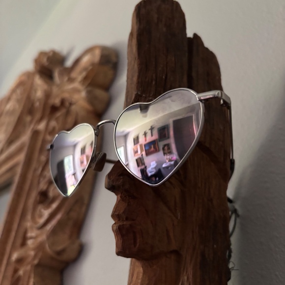 Saint Laurent Heart Aviator Sunglasses - Picture 1 of 6